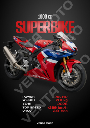 SUPERBIKE 1000CC #1 Poster