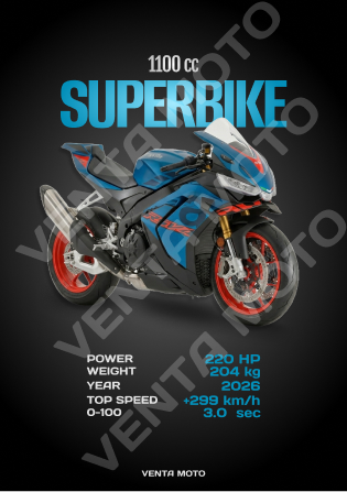 SUPERBIKE 1000CC #5 Poster