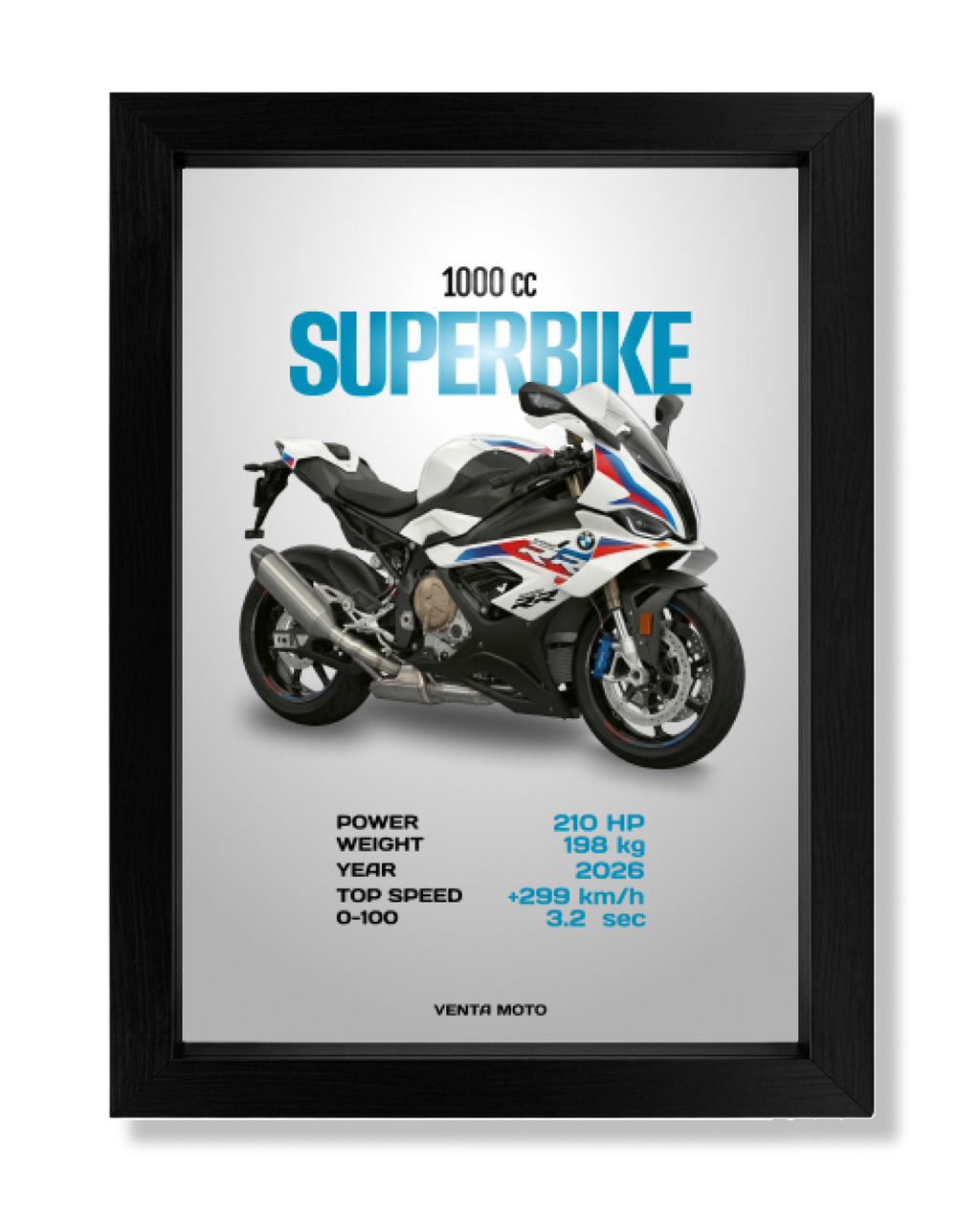 SUPERBIKE 1000CC #8 Poster
