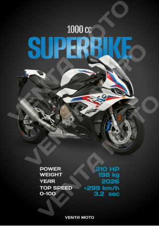 SUPERBIKE 1000CC #8 Poster